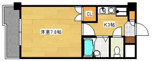 ドミトリー庚午壱番館の間取り