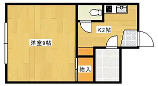エスティーム皆実町【1階】の間取り