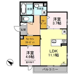 SHINYABLDG.2【3階】の間取り