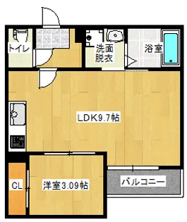 GRANDTICモンテキュール【1階】の間取り