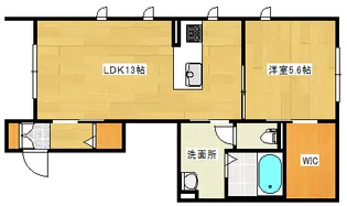 シャーメゾン東霞【1階】の間取り