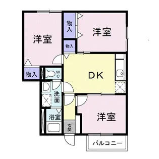 タウニーヒルズの間取り