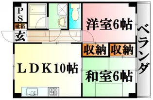 ハーシオンフルタ2の間取り