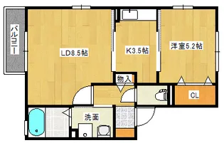 ヴィアブリーズ【1階】の間取り