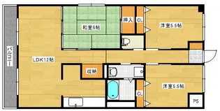 メープルヒル高林【1階】の間取り