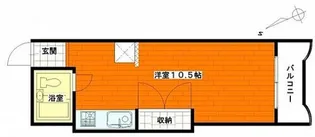 大松庚午ビル【3階】の間取り