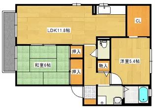 パークサイドヒルズ【1階】の間取り