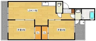 翠光マンションの間取り