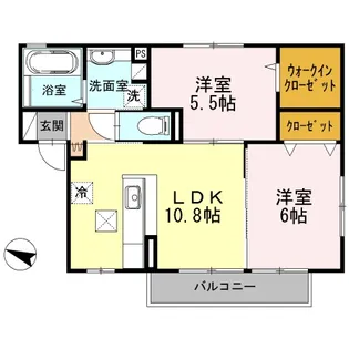 メゾンMIRAIの間取り