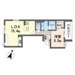 ファミーユ翠【3階】の間取り