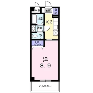 グランアルフル東雲の間取り