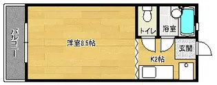 ABODE21【2階】の間取り
