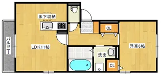 リオッサ【2階】の間取り