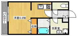 LEDOME西霞の間取り