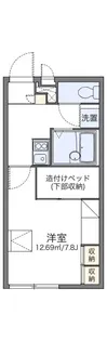 レオパレスアイランドパレスの間取り