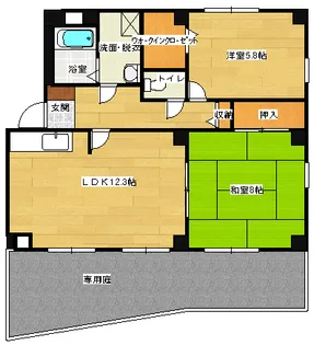 フォブールエムの間取り