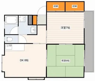 ヴィラージュ西本の間取り
