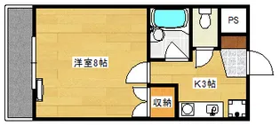 チェリーヒルズ南観音【3階】の間取り