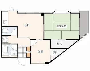 コーポ太田川の間取り