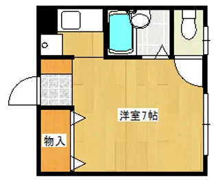 第2モリタビル【305号室】の間取り