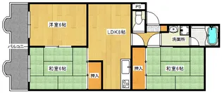 第2キクスイビル【3階】の間取り