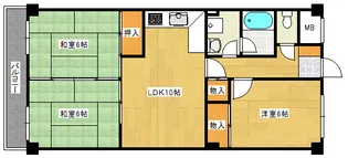 第1イシダビル【4階】の間取り