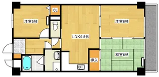 第2サンヨウビル【4階】の間取り