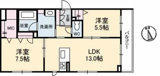 メゾンデルポ英の間取り