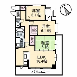 プリムローズ【4階】の間取り