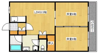 パストラル1【404号室】の間取り