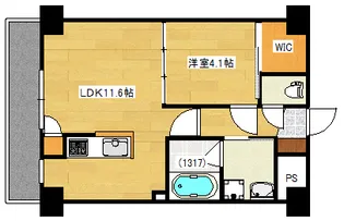 ソラーナ天満町【6階】の間取り