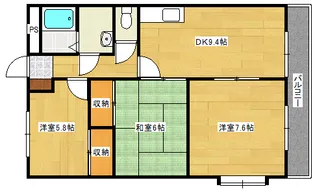 メイプルハウス【1階】の間取り