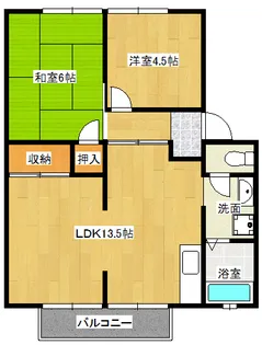 アーバンHATA【3階】の間取り