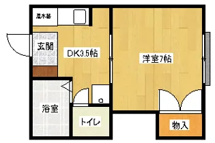 ハピネスKの間取り