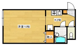 エスティーム皆実町【1階】の間取り