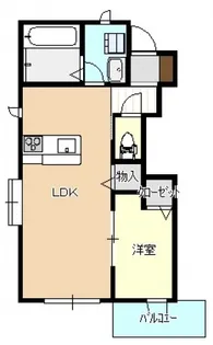 ベルフール新井口の間取り