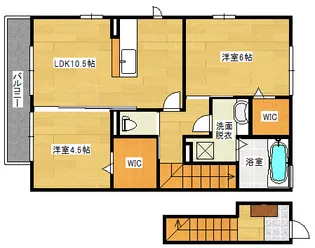 アンジュールの間取り