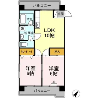 第2川本ビルの間取り