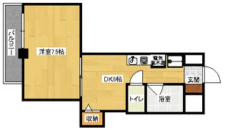 レジデンス東雲【2階】の間取り