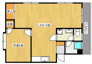 コウジン第二ビル【4階】の間取り