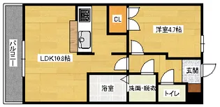 アリウス【2階】の間取り