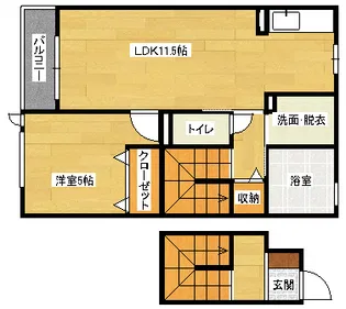 アネックスグランドール【2階】の間取り