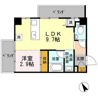HOUSETAGAWA【2階】の間取り