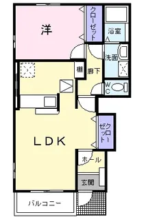 ANGEPALAZZO2番館の間取り