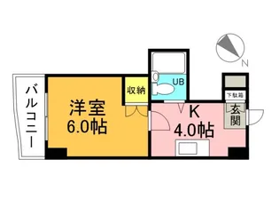 ボーソレイユオキ【1階】の間取り
