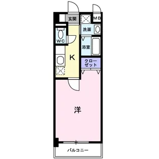 タウニ-ヒルズ2【4階】の間取り