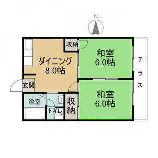 ニューグリーンハウス【1階】の間取り
