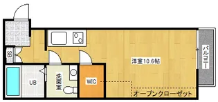 イリス草津東【3階】の間取り