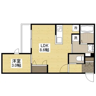 月光南観音零番館【2階】の間取り