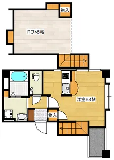 フルール観音【6階】の間取り